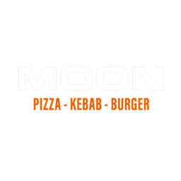 Moon Pizza & Kebab & burgers logo.